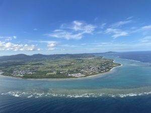 空からの石垣島